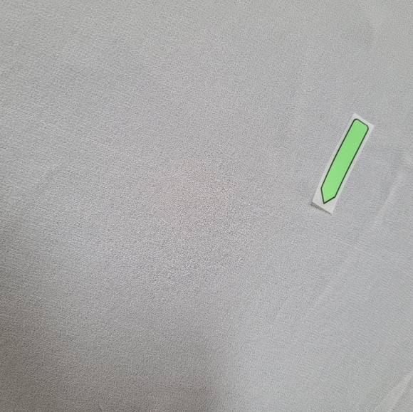 Maniju Gray V-Neck Lace Top Spaghetti Straps Floor Length Chiffon Skirt - Size L - Picture 12 of 12